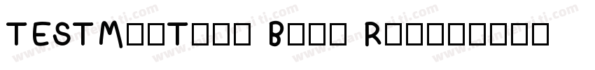 TESTMeiTuan Bold Reg字体转换